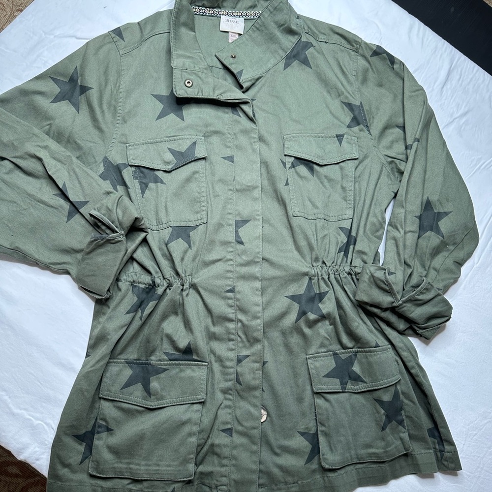 Jacket Army Green Super Stylish Worn Once - image 1